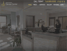 Tablet Screenshot of eastamherstdentalcenter.com